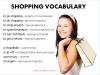 Shopping - Покупки (1), устная тема по английскому языку с переводом
